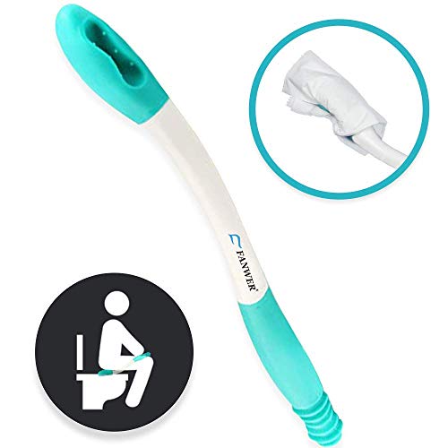 Fanwer Bottom Buddy Toilet Aids for Motion Assistance Long Reach Comfort Wiper Extends Your Reach Over 15