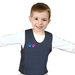 blue weighted compression vest extra large for adults