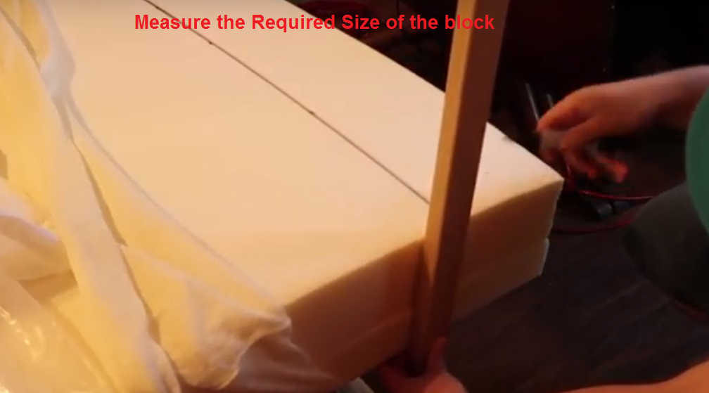 measuring old mattress to make extender