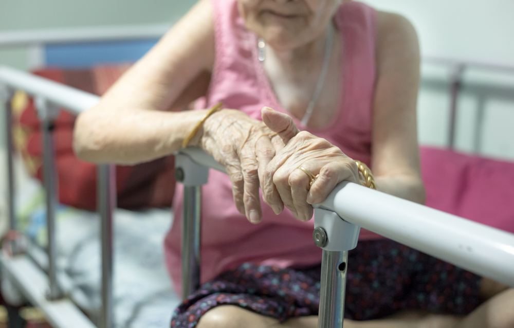 hospital bed rails for elderly