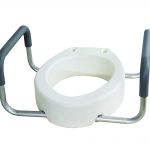 essential medical raised toilet seat for handicapped