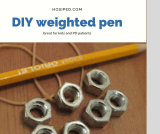 How to make a weighted pen for Parkinson’s Tremors
